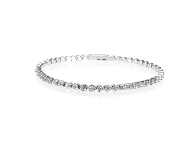Cartier C De Cartier Diamond Bracelet In 18k White Gold