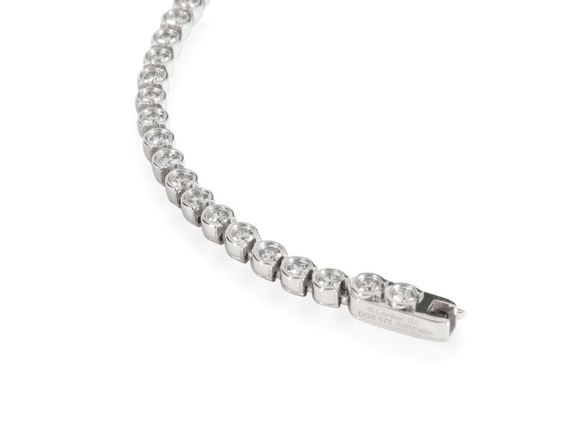 Cartier C De Cartier Diamond Bracelet In 18k White Gold