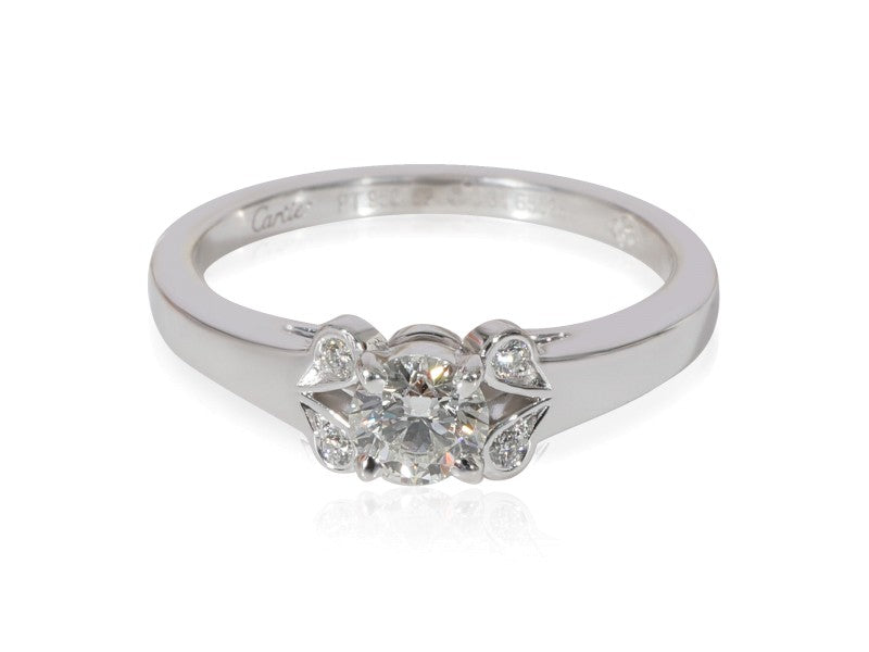 Cartier Ballerine Diamond Engagement Ring In Platinum
