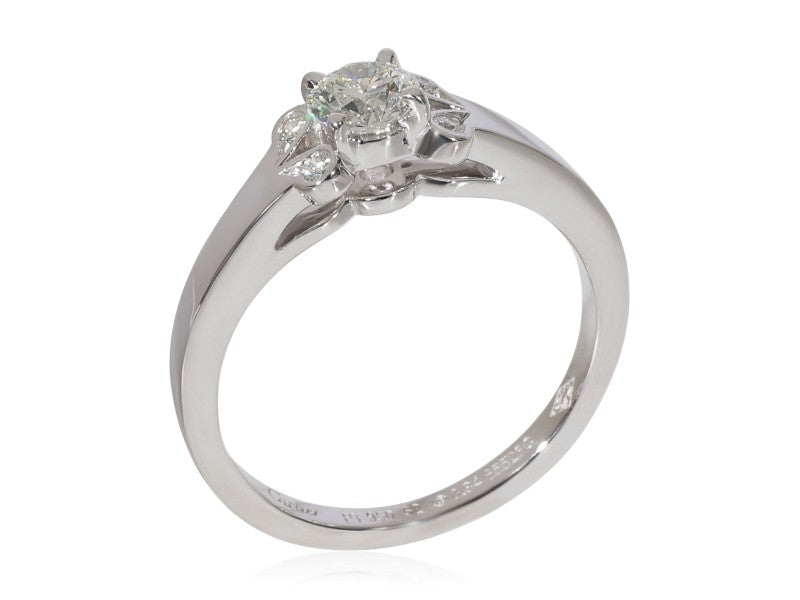 Cartier Ballerine Diamond Engagement Ring In Platinum