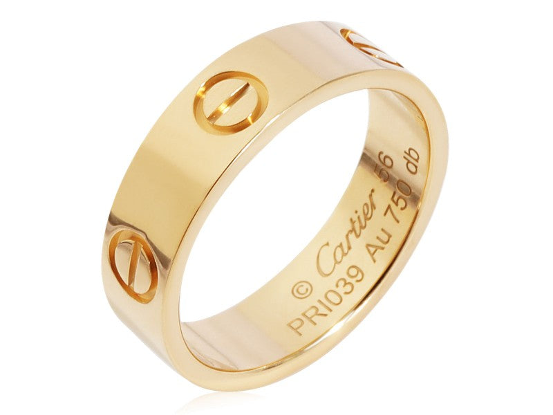 Cartier Love Ring In 18k Yellow Gold
