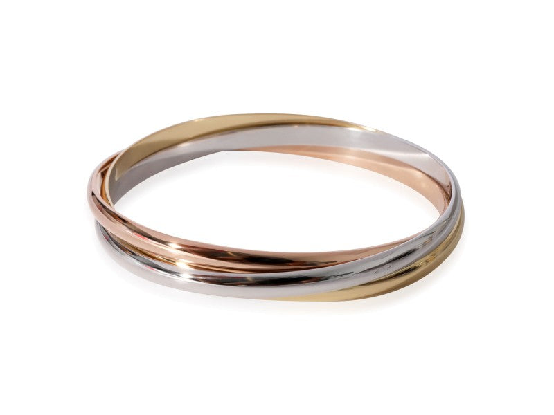 Cartier Trinity Bracelet In 18k 3 Tone Gold