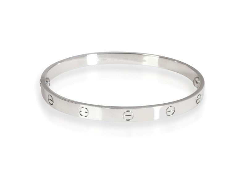 Cartier Love Bracelet In 18K White Gold