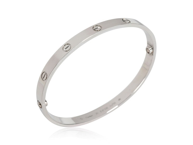 Cartier Love Bracelet In 18K White Gold