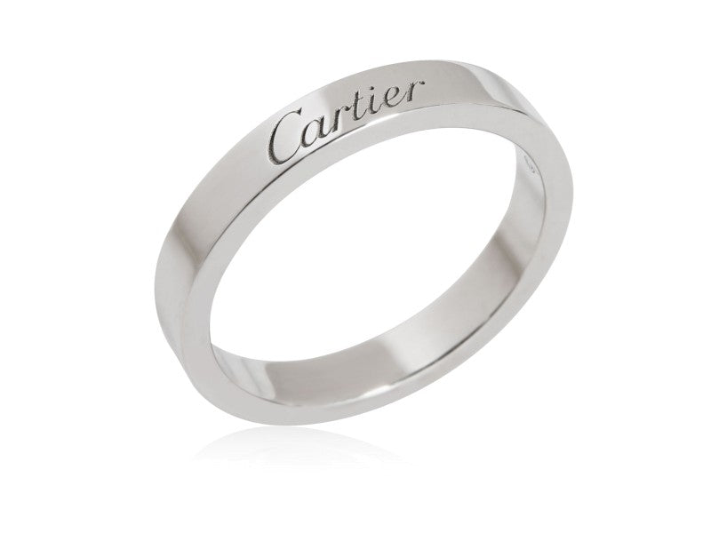 Cartier C De Cartier Wedding Band In Platinum
