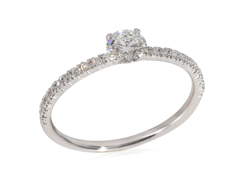 Cartier Etincelle Diamond Engagement Ring In Platinum