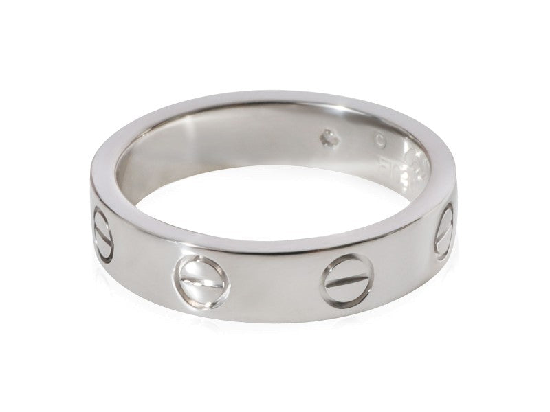 Cartier Love Diamond Wedding Band In 18k White Gold