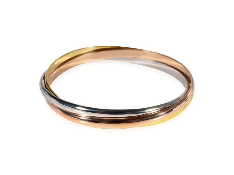 Cartier Trinity Bracelet In 18k 3 Tone Gold