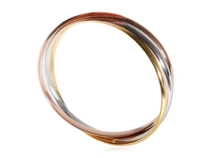 Cartier Trinity Bracelet In 18k 3 Tone Gold