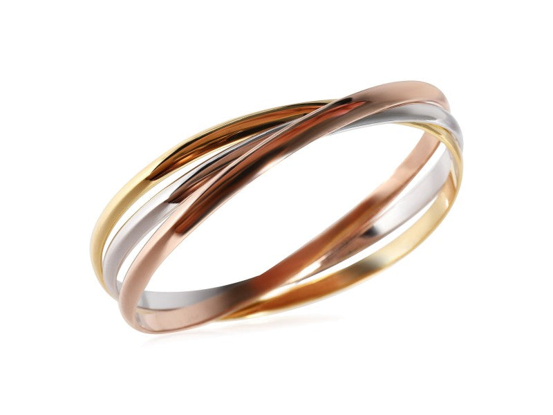 Cartier Trinity Bracelet In 18k 3 Tone Gold