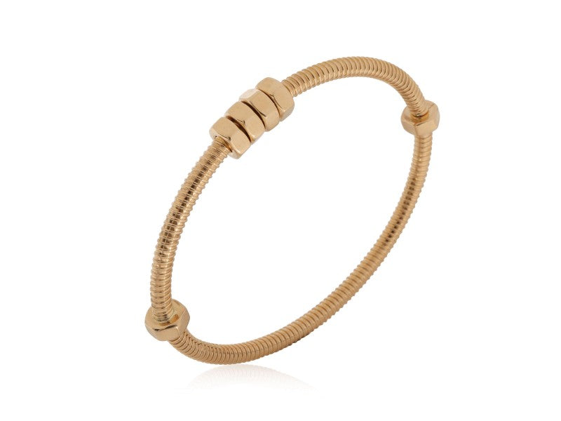 Cartier Ecrou Bracelet In 18k Yellow Gold