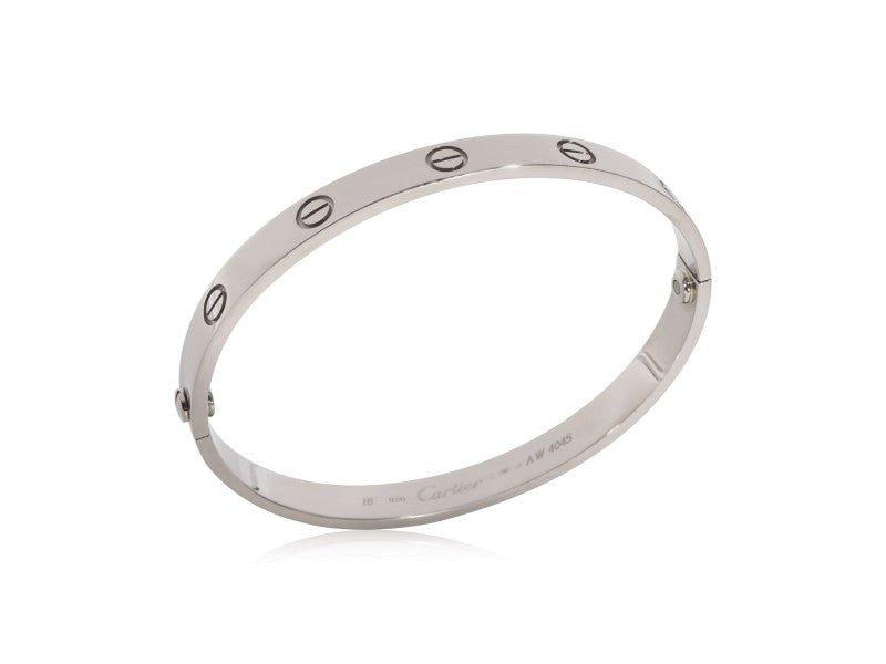Cartier LOVE Bracelet In 18K White Gold