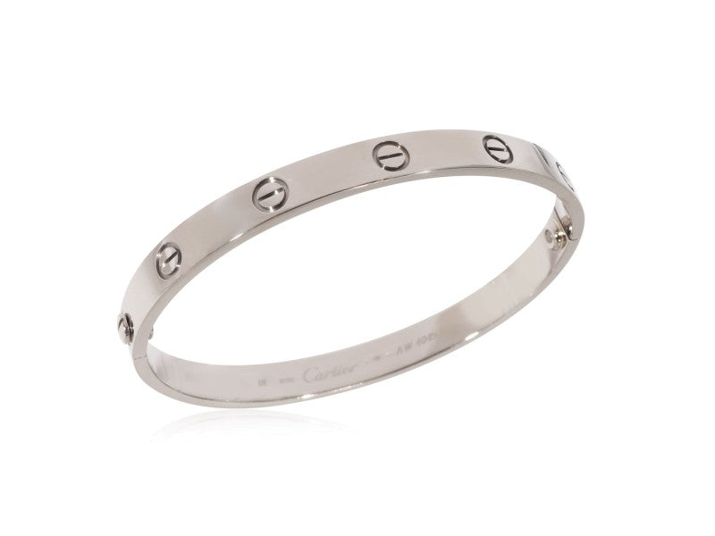 Cartier LOVE Bracelet In 18K White Gold