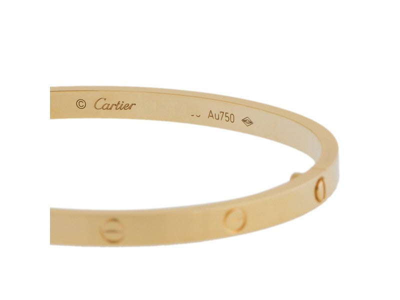 Cartier Yellow Gold Love Bracelet, SM Size 16