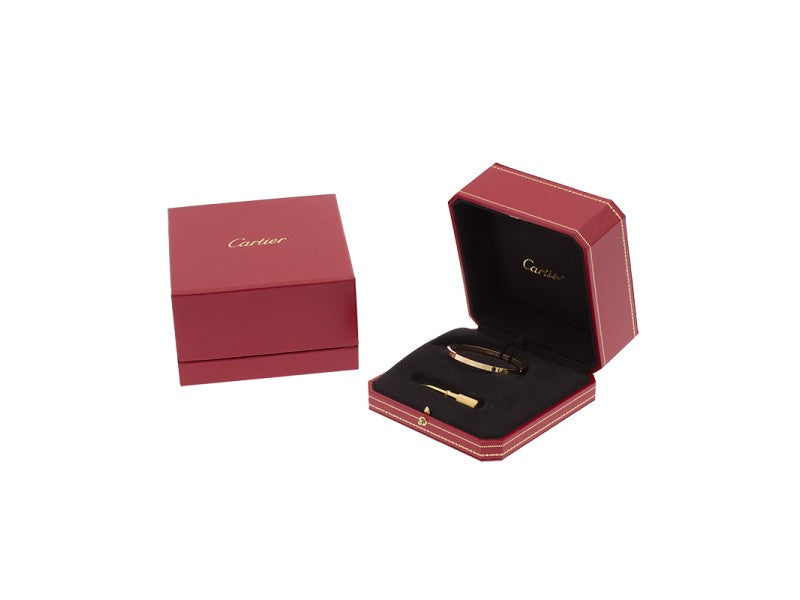 Cartier Yellow Gold Love Bracelet, SM Size 16