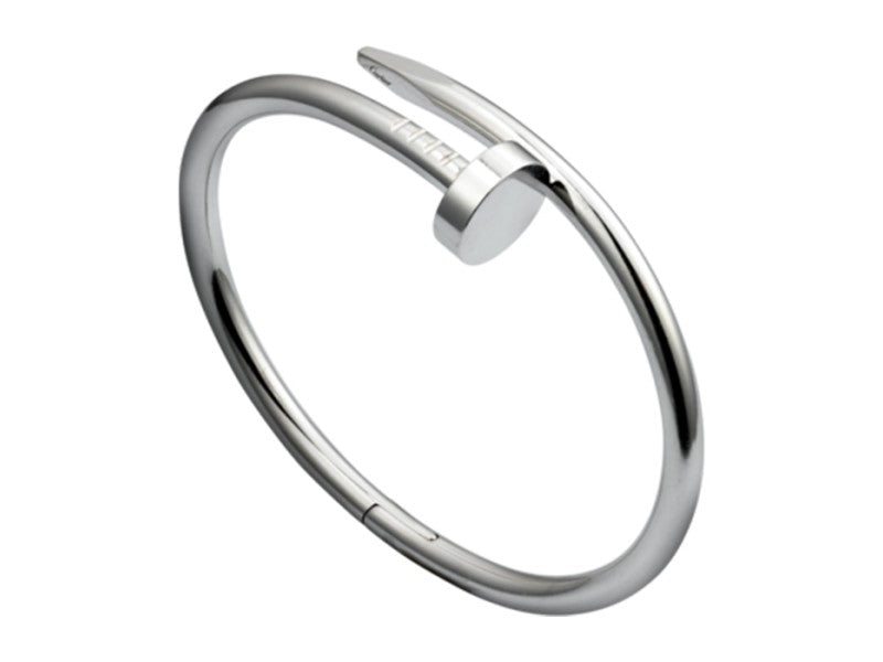 Cartier Juste Un Clou Bracelet White Gold Size 17