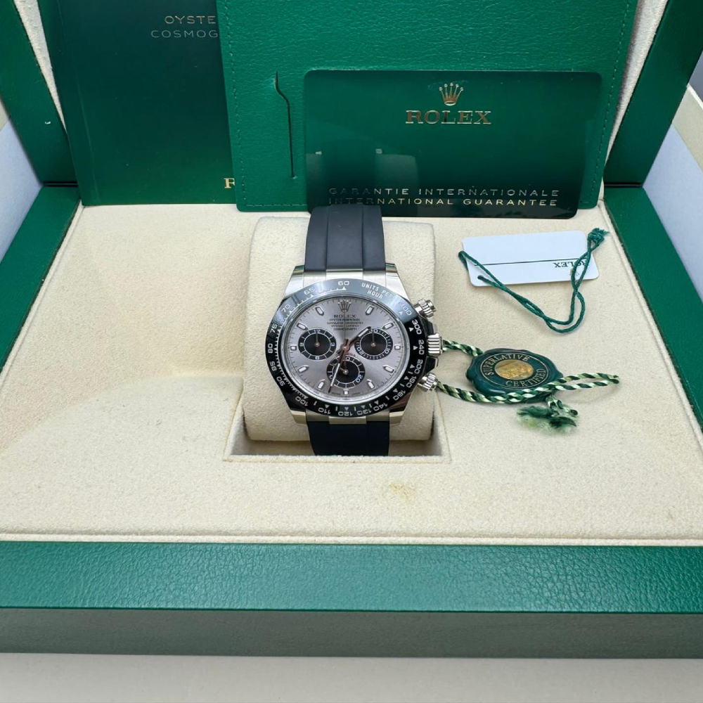 Rolex Daytona Chronograph White Gold Oysterflex