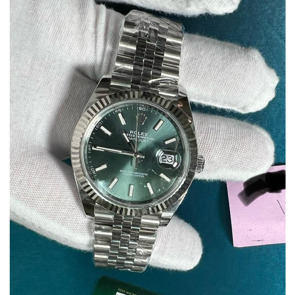 New 2024 Rolex Datejust 126334 Green Dial