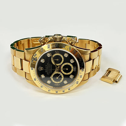 Rolex Daytona Black Diamond Dial 16528