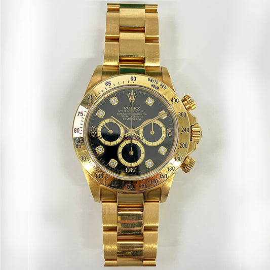 Rolex Daytona Black Diamond Dial 16528