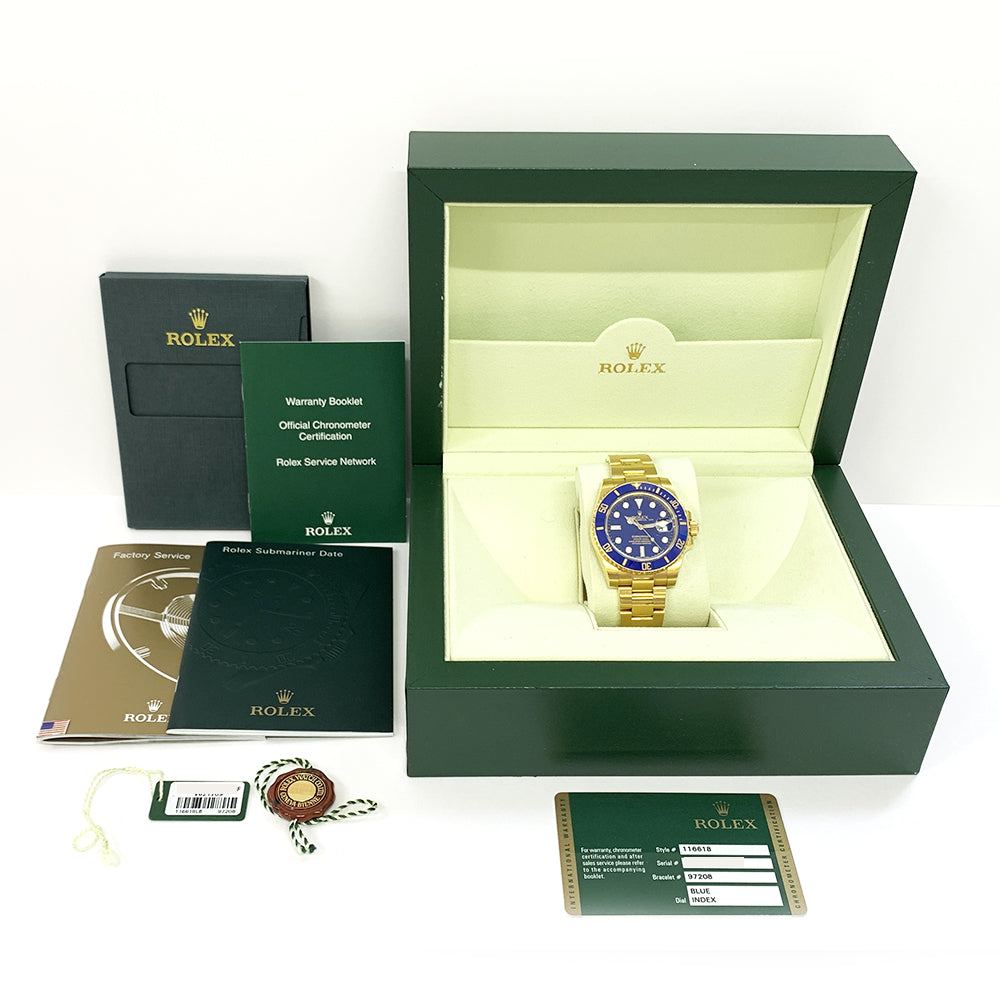 Rolex Submariner Date Blue Dial 116618LB