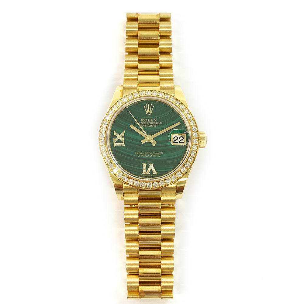 Rolex Datejust 31mm Malachite Roman Dial 278288RBR