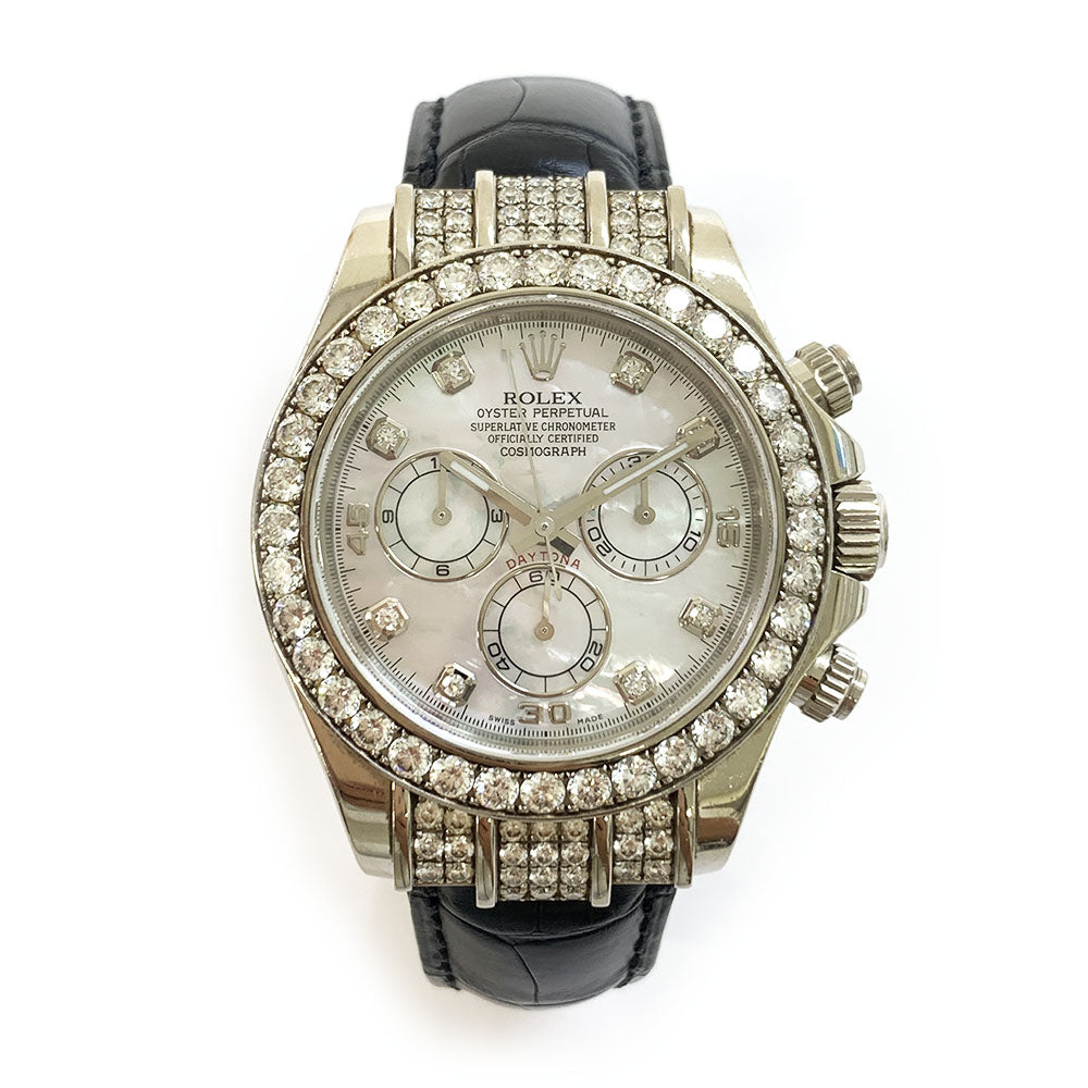 Rolex Daytona White Mop Diamond Dial 116599RBR