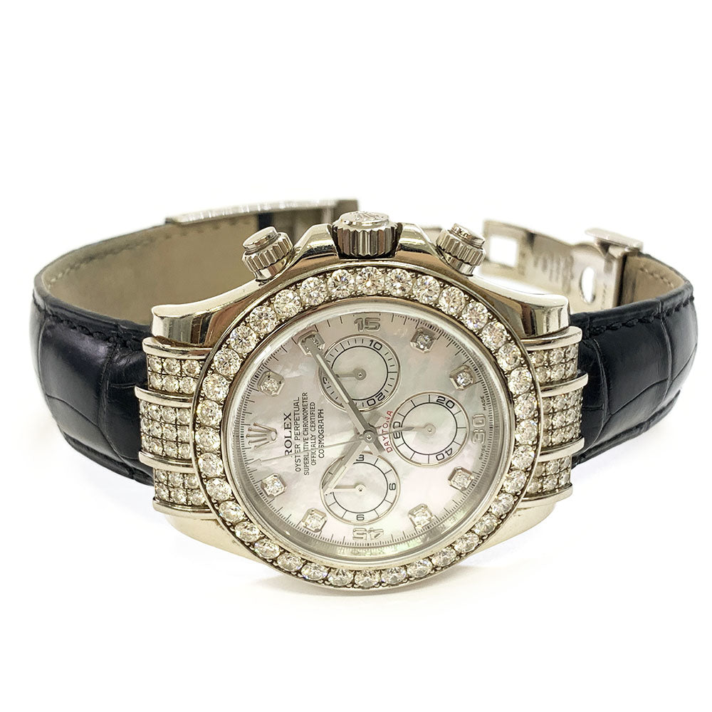 Rolex Daytona White Mop Diamond Dial 116599RBR