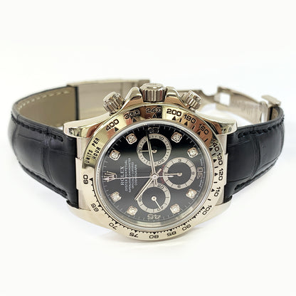 Rolex Daytona Black Diamond Dial 16519