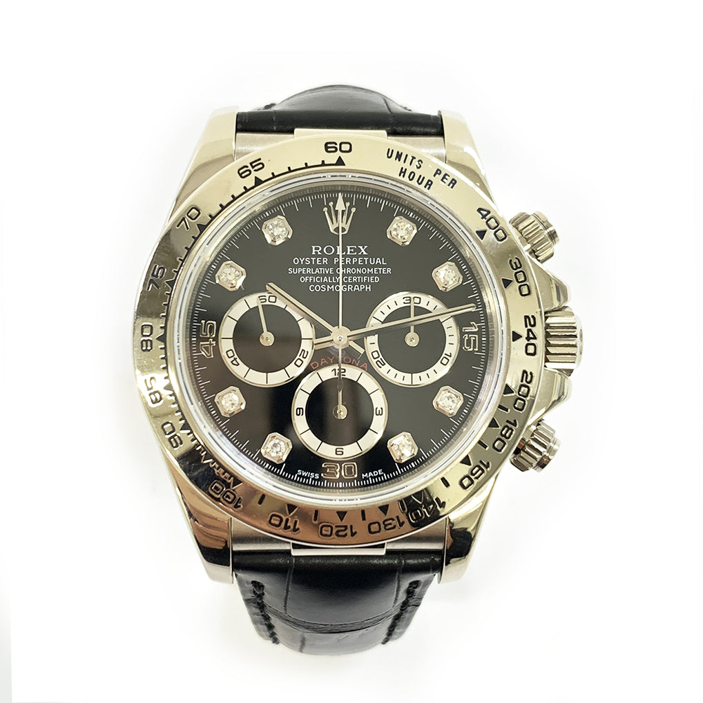 Rolex Daytona Black Diamond Dial 16519