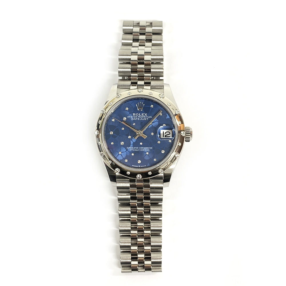 Rolex Datejust 31mm Blue Flower Diamond Dial 278344RBR