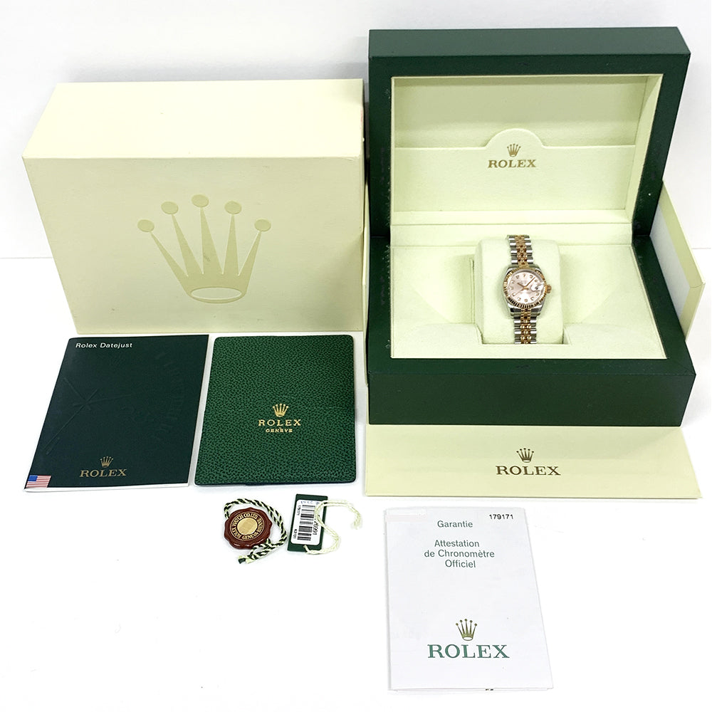 Rolex Lady-Datejust Pink Diamond Dial 179171