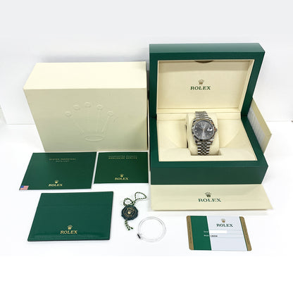 Rolex Datejust 41mm Slate Diamond Dial Jubilee 126334