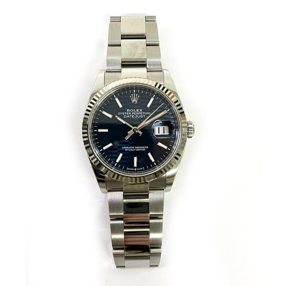 Rolex Datejust 36mm Blue Fluted Dial 126234