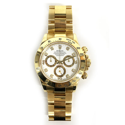 Rolex Daytona White Diamond Dial 116528