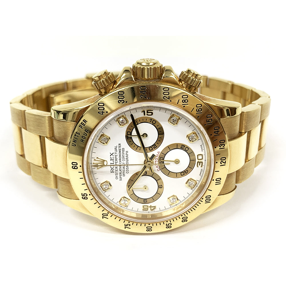 Rolex Daytona White Diamond Dial 116528