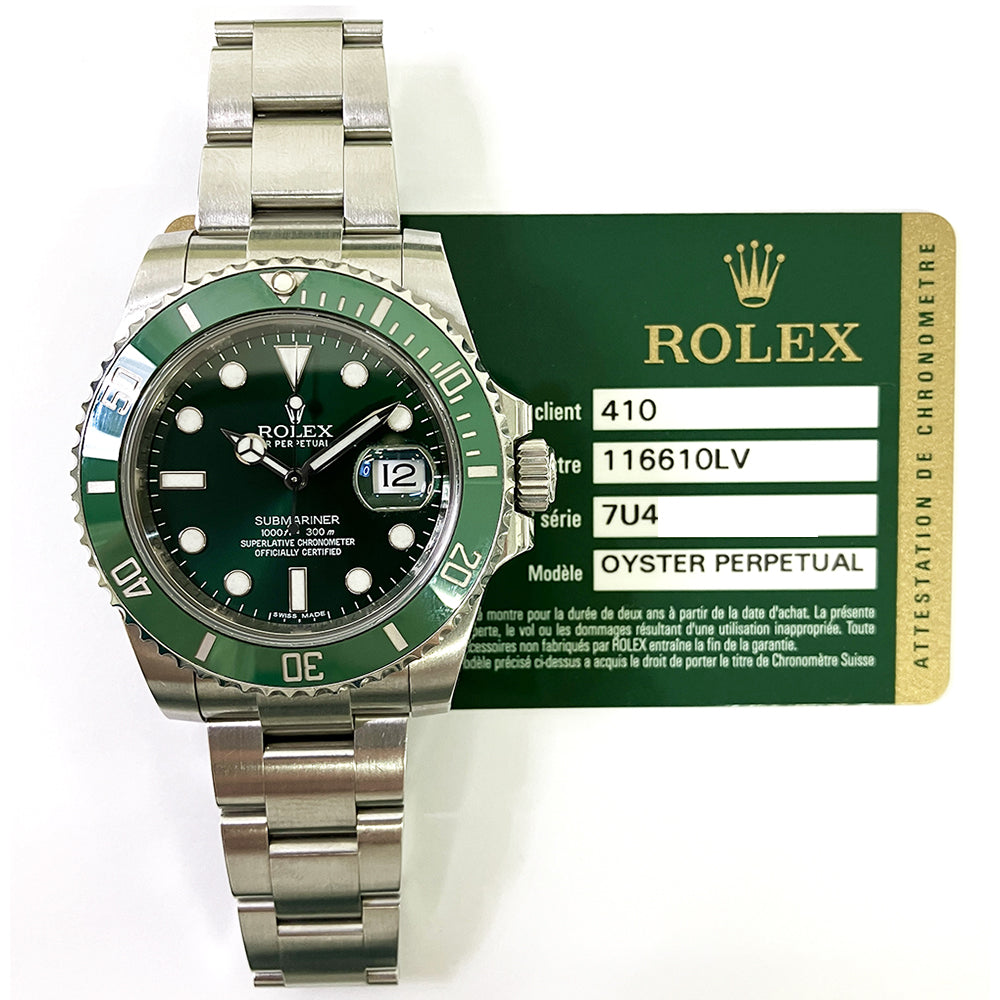 Rolex Submariner Date Hulk Dial 116610LV