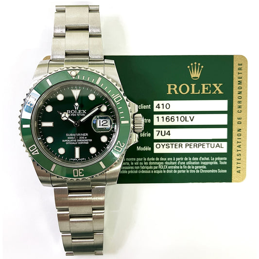 Rolex Submariner Date Hulk Dial 116610LV