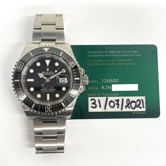 Rolex Sea-Dweller 43mm MK1 Black Dial 126600