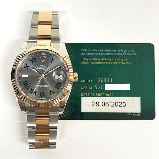 Rolex Datejust 41mm Wimbledon Dial 126331