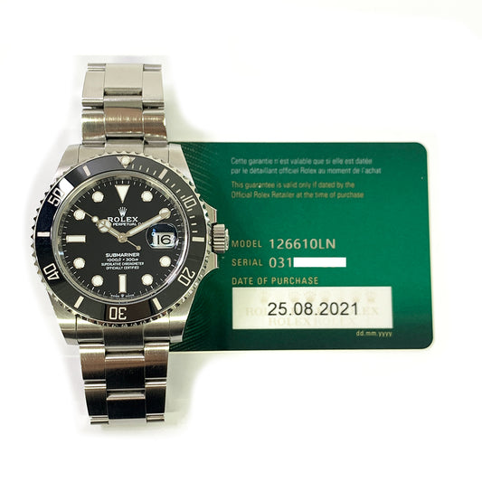 Rolex Submariner Date 41mm Black Dial 126610LN