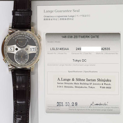 A. Lange & Söhne 148.038 (2021)