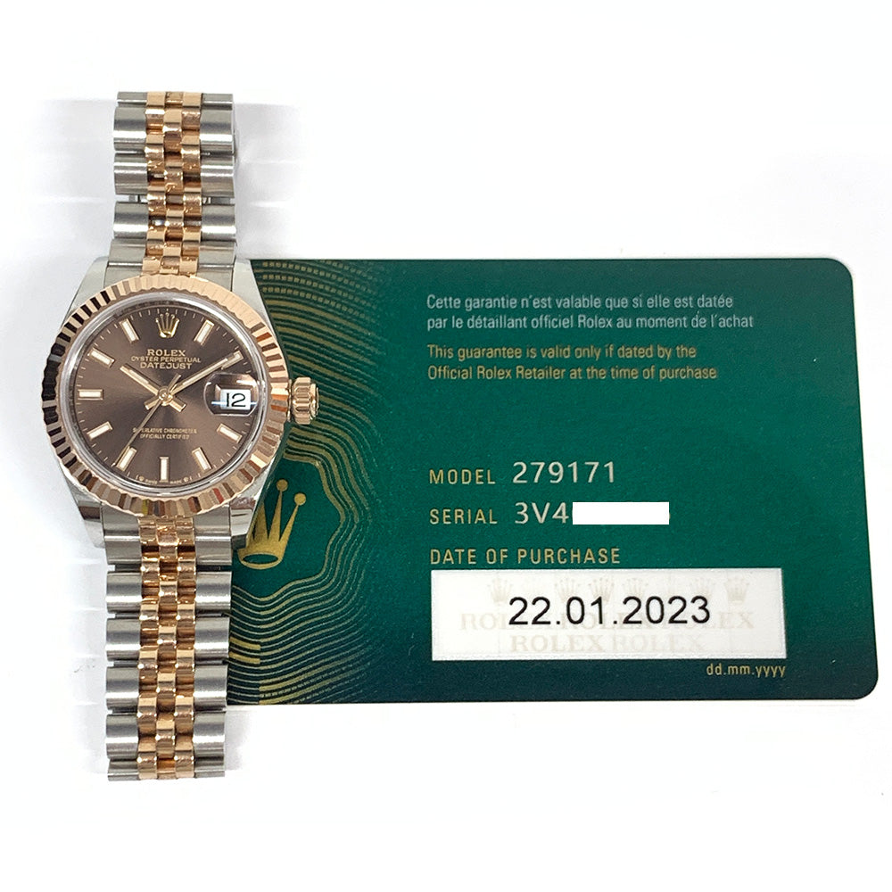 Rolex Lady-Datejust Chocolate Dial 279171