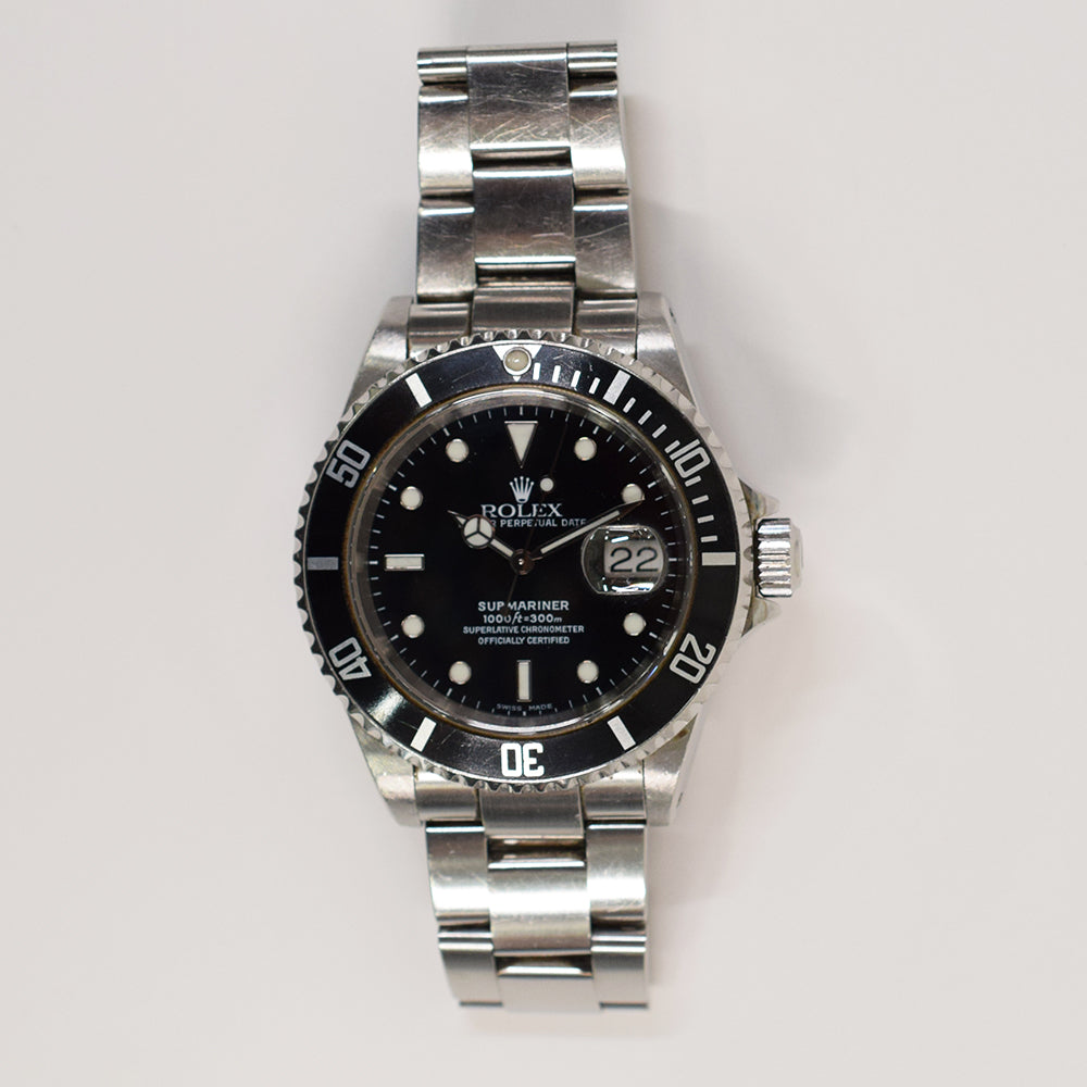 Rolex Submariner Date 41mm Black Dial 16610