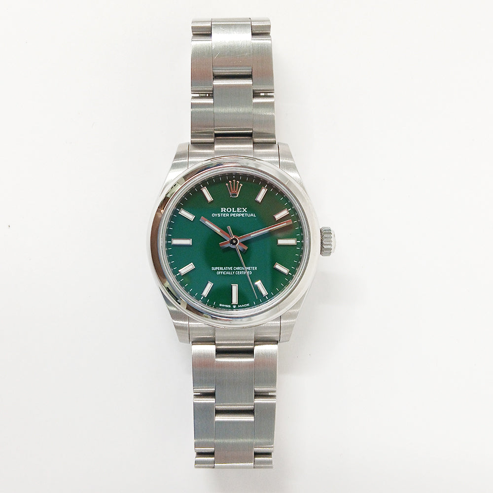 Rolex Oyster Perpetual 31mm Green Dial 277200 (2021)