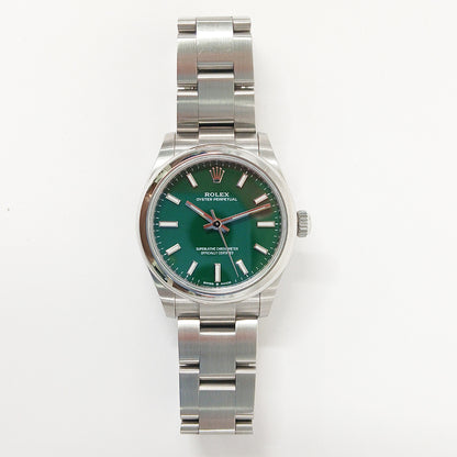 Rolex Oyster Perpetual 31mm Green Dial 277200 (2021)