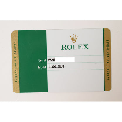 Rolex Submariner Date 40mm Black Dial 116610LN (2017)