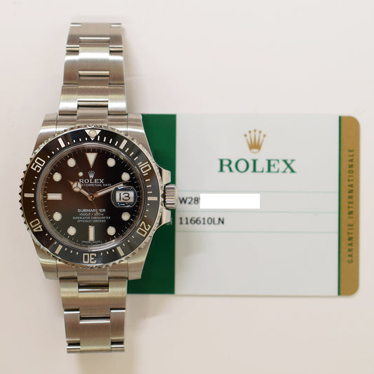 Rolex Submariner Date 40mm Black Dial 116610LN (2017)
