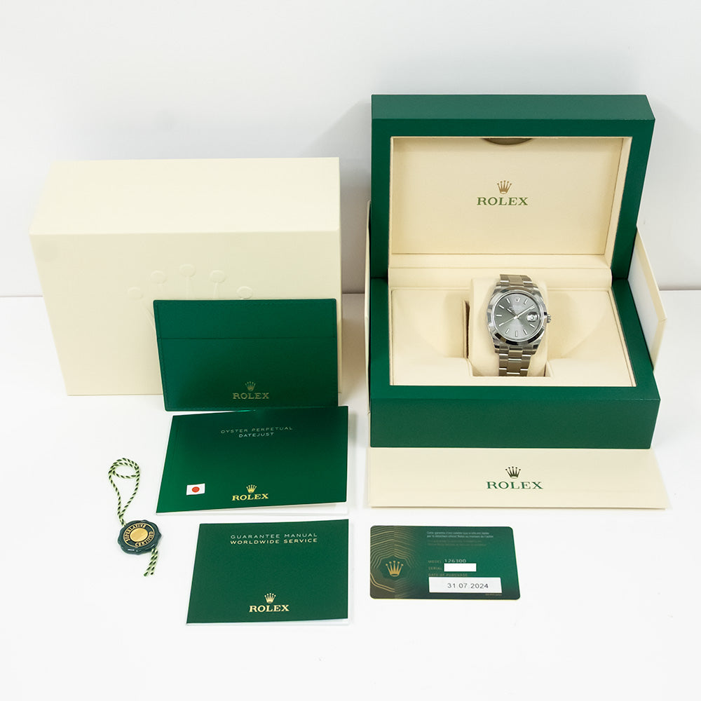 Rolex Datejust 41mm Slate Dial 126300 (2024)