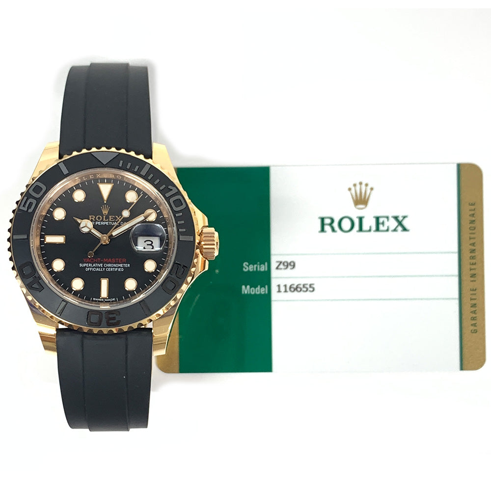 Rolex Yacht-Master 40mm Black Dial 116655